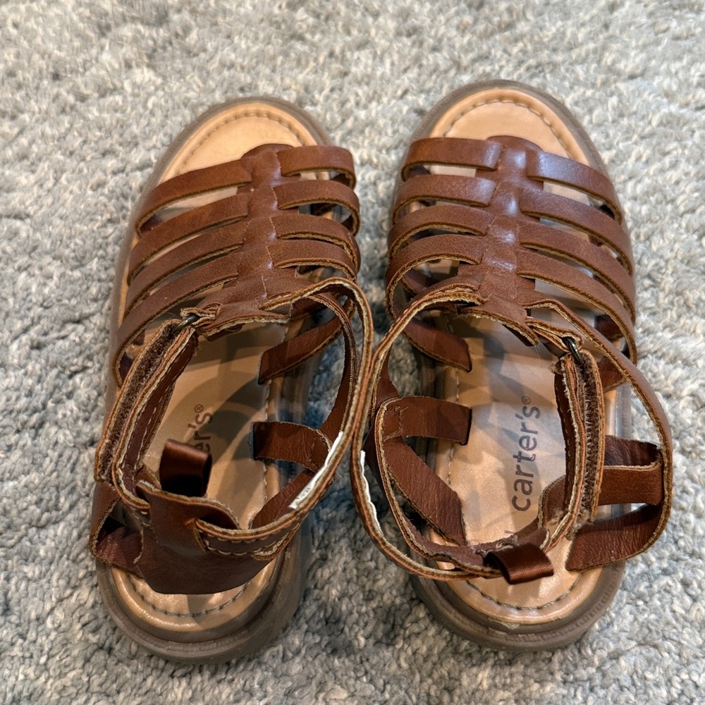 3/$10 ☀️ Carter's | Ronda Strappy Gladiator Sandals for Girls - Picture 9 of 10